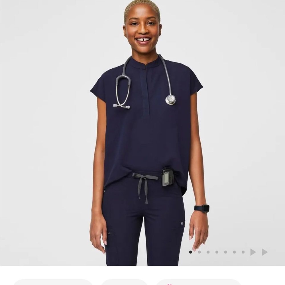 FIGS RAFAELA OVERSIZE TOP Navy Women's